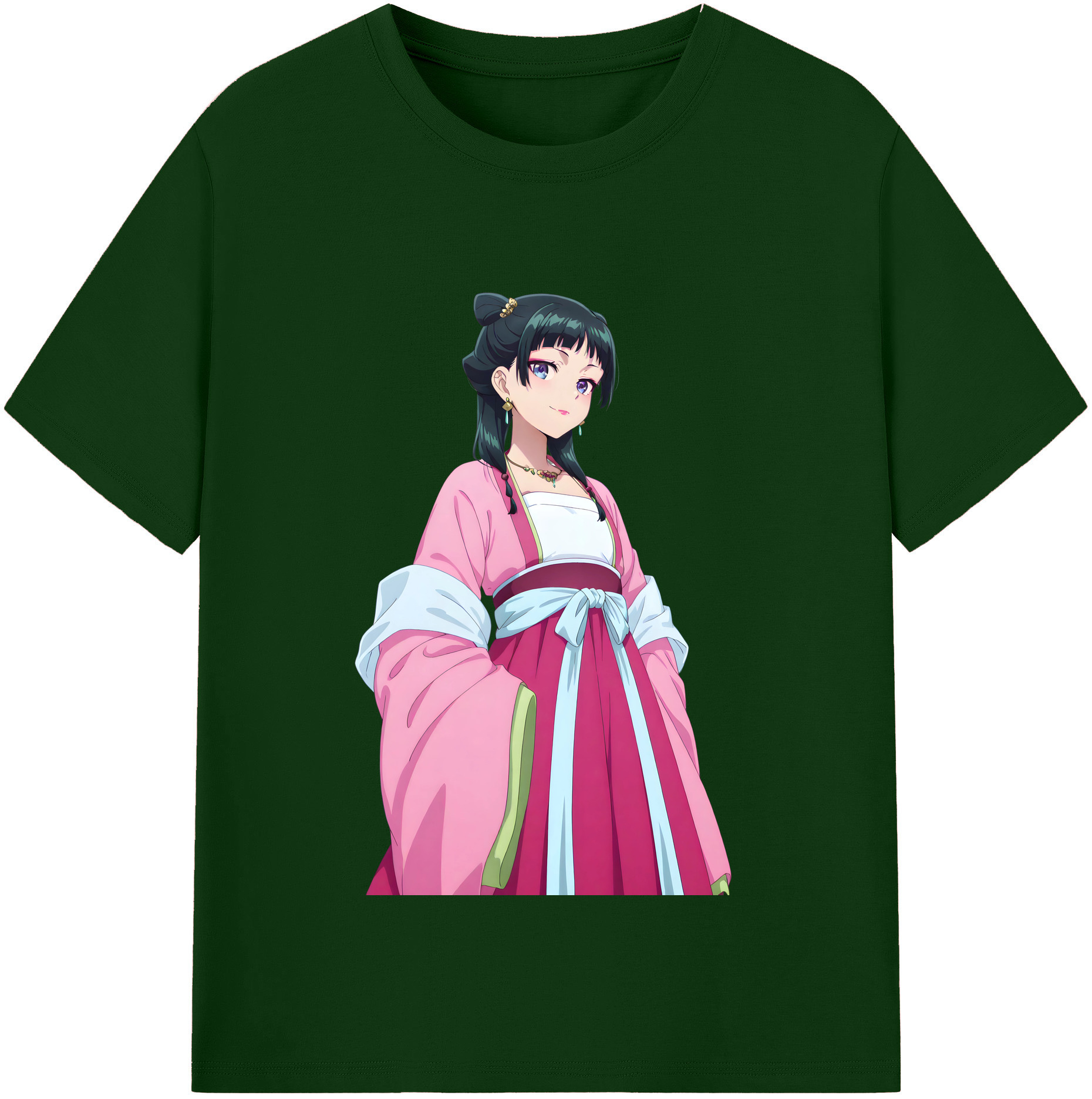 （画像用） 薬屋のひとりごと The Apothecary Diaries 綿100％半袖Tシャツ（フロントプリント）